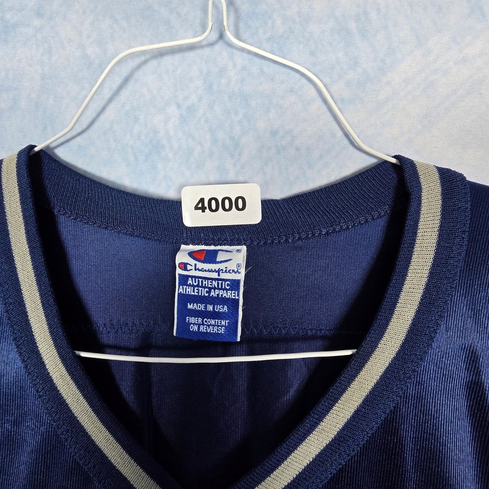 Vintage Champion Dallas Cowboys Deion Sanders 21 Jersey Mens 44 Navy Blue NFL - Picture 3 of 10